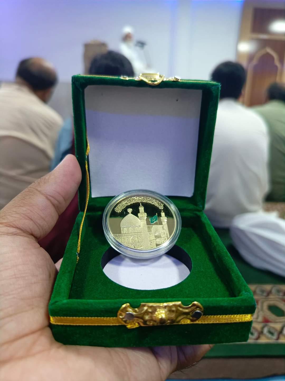 Coin Hazrat IMAM ALI as (Gold Plated)